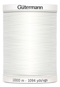 #20 White  | Gütermann Sew-All Thread 1000M