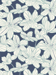 Load image into Gallery viewer, Stripe Blooms Cotton Double Gauze | Sienna And Indigo | Cloud9