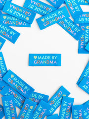 Load image into Gallery viewer, "Made By Grandma" Woven Labels | Pack of 8 | Sarah Hearts