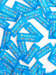 Load image into Gallery viewer, "Made By Grandma" Woven Labels | Pack of 8 | Sarah Hearts