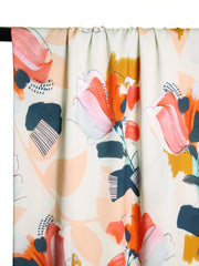 Load image into Gallery viewer, Textured Floral on Ivory Rayon Viscose | Atelier Jupe | By The Half Yard