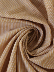 Load image into Gallery viewer, Tan & Ivory Vertical Pinstripe Handwoven Lightweight Cotton