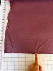 Load image into Gallery viewer, Flawed Wine Cotton Modal Slub Jersey Knit