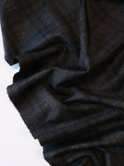 Load image into Gallery viewer, Black Distressed Plaid Premium Ponte Print