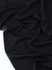 Load image into Gallery viewer, Black Athletic Brushed Poly Jersey 125GSM