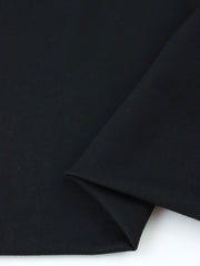 Load image into Gallery viewer, Black Athletic Brushed Poly Jersey 125GSM