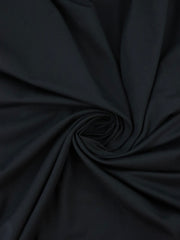 Load image into Gallery viewer, Black Athletic Brushed Poly Jersey 125GSM