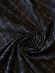 Load image into Gallery viewer, Navy Bias Madras Plaid Premium Ponte Print