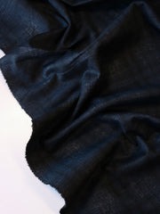 Load image into Gallery viewer, Navy Distressed Plaid Premium Ponte Print