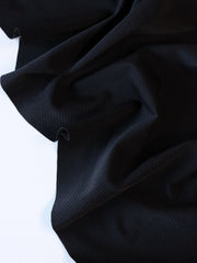 Load image into Gallery viewer, Black Italian Textured Nylon Spandex | Designer Deadstock