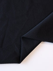 Load image into Gallery viewer, Black Italian Textured Nylon Spandex | Designer Deadstock