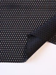 Load image into Gallery viewer, Black Italian Perforated Mesh | Designer Deadstock