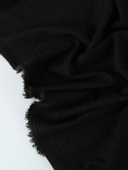 Load image into Gallery viewer, Black Nepal Rib Knit