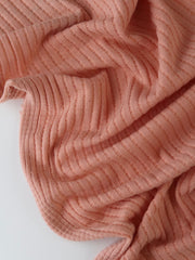 Load image into Gallery viewer, Dusky Peach Nepal Rib Knit