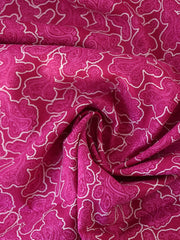Load image into Gallery viewer, Pretty Pink Paisley Cotton Linen