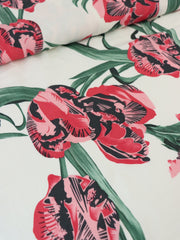 Load image into Gallery viewer, Large Blooms (Sage) Linen Blend