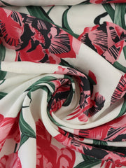 Load image into Gallery viewer, Large Blooms (Sage) Linen Blend