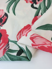 Load image into Gallery viewer, Large Blooms (Sage) Linen Blend