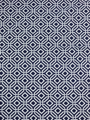 Load image into Gallery viewer, Intertwined on Navy Nylon Spandex Tricot | Designer Deadstock
