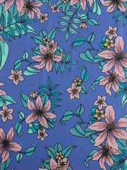 Load image into Gallery viewer, Whisked Away on Periwinkle Nylon Spandex Tricot