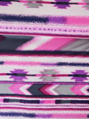 Load image into Gallery viewer, Pink/Purple/Gray Blurred Stripe 100% Silk Jersey