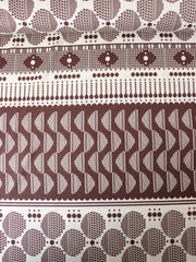 Load image into Gallery viewer, Brown & Cream Modern Art 100% Silk Jersey