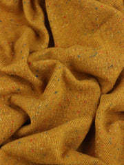 Load image into Gallery viewer, Gold Italian Speckled Wool Silk Sweater Knit