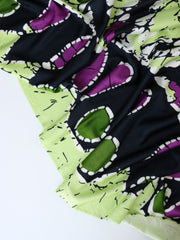 Load image into Gallery viewer, Citrus Crackle Starflower 100% Silk Jersey