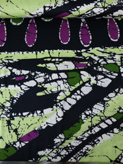 Load image into Gallery viewer, Citrus Crackle Starflower 100% Silk Jersey