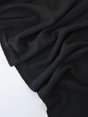 Load image into Gallery viewer, Black Cupro Slub Jersey