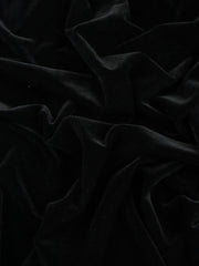 Load image into Gallery viewer, Black Heavy Activewear Stretch Velvet