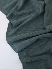 Load image into Gallery viewer, Midnight Green Cupro Slub Jersey