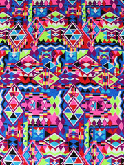 Load image into Gallery viewer, Geo Art Nylon Spandex Tricot