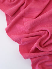 Load image into Gallery viewer, Berry Pink Cupro Slub Jersey