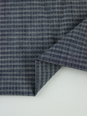 Load image into Gallery viewer, Indigo Mix Cone Mills Cotton Jacquard Shirting