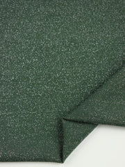 Load image into Gallery viewer, Forest Green Sparkle Jersey Knit | 2YD PRECUT | Designer Deadstock