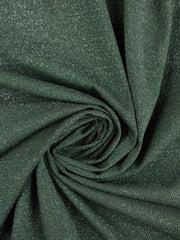 Load image into Gallery viewer, Forest Green Sparkle Jersey Knit | 2YD PRECUT | Designer Deadstock