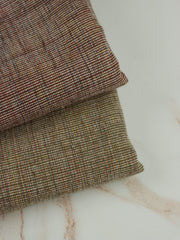 Load image into Gallery viewer, Russet Japanese Cotton Wool Tweed Mid-Weight Woven | By The Half Yard