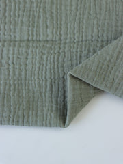 Load image into Gallery viewer, Soft Sage Cotton Double Gauze