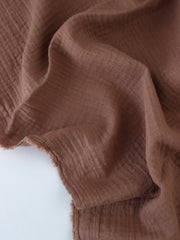 Load image into Gallery viewer, Latte Cotton Double Gauze