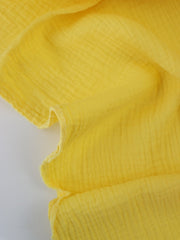 Load image into Gallery viewer, Yellow Cotton Double Gauze