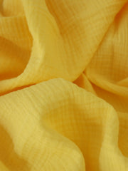 Load image into Gallery viewer, Yellow Cotton Double Gauze