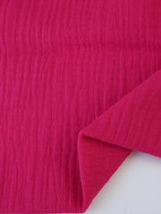 Load image into Gallery viewer, Fuchsia Cotton Double Gauze
