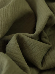 Load image into Gallery viewer, Olive Cotton Double Gauze