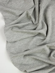 Load image into Gallery viewer, Heather Gray Heavy Bamboo Spandex | Designer Deadstock