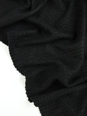 Load image into Gallery viewer, Black Selkirk Cable Jacquard Sweater Knit