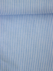 Load image into Gallery viewer, Periwinkle Thin Stripe | Limerick Linen Yarn Dyed | Robert Kaufman