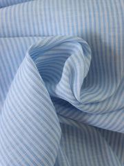 Load image into Gallery viewer, Periwinkle Thin Stripe | Limerick Linen Yarn Dyed | Robert Kaufman