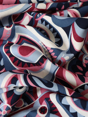 Load image into Gallery viewer, Swirling Floral Linen Cotton