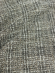 Load image into Gallery viewer, Black/White Tweed Boucle Jacquard Knit